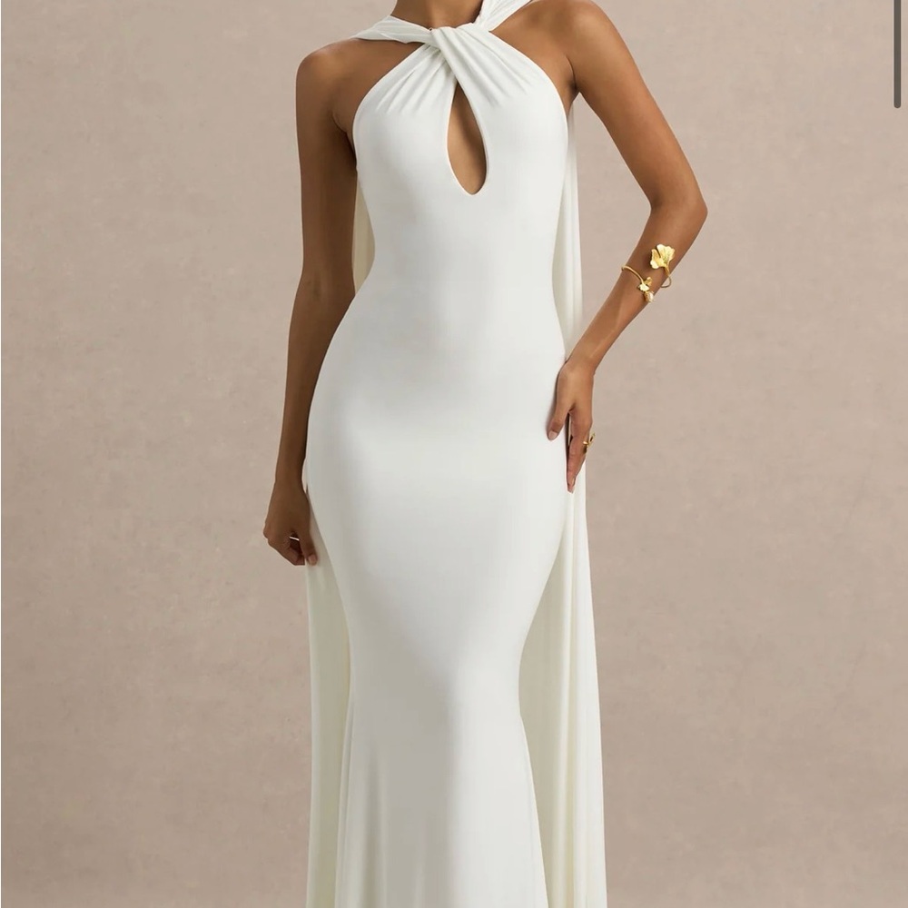 Club L London White Maxi Dress